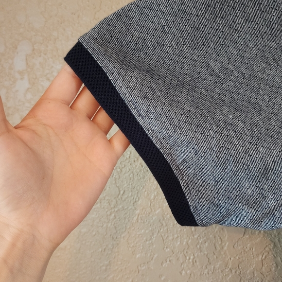 NWT Demin & Flower Polo Shirt Grey Male Size 4XL - Picture 7 of 16